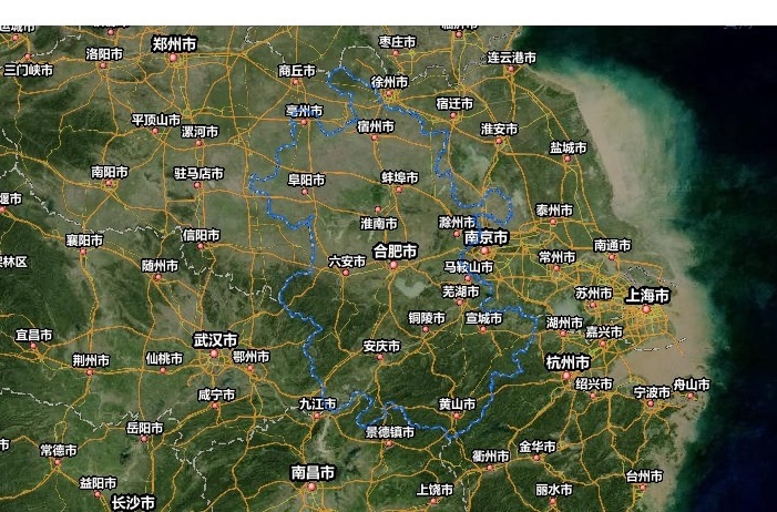 安徽省地図