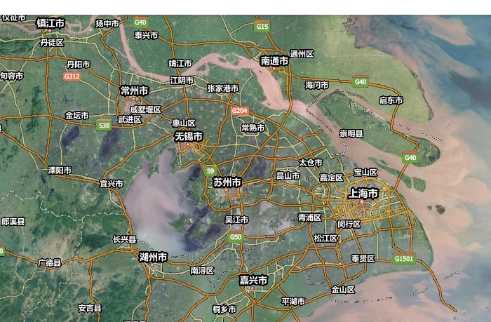 上海市地図