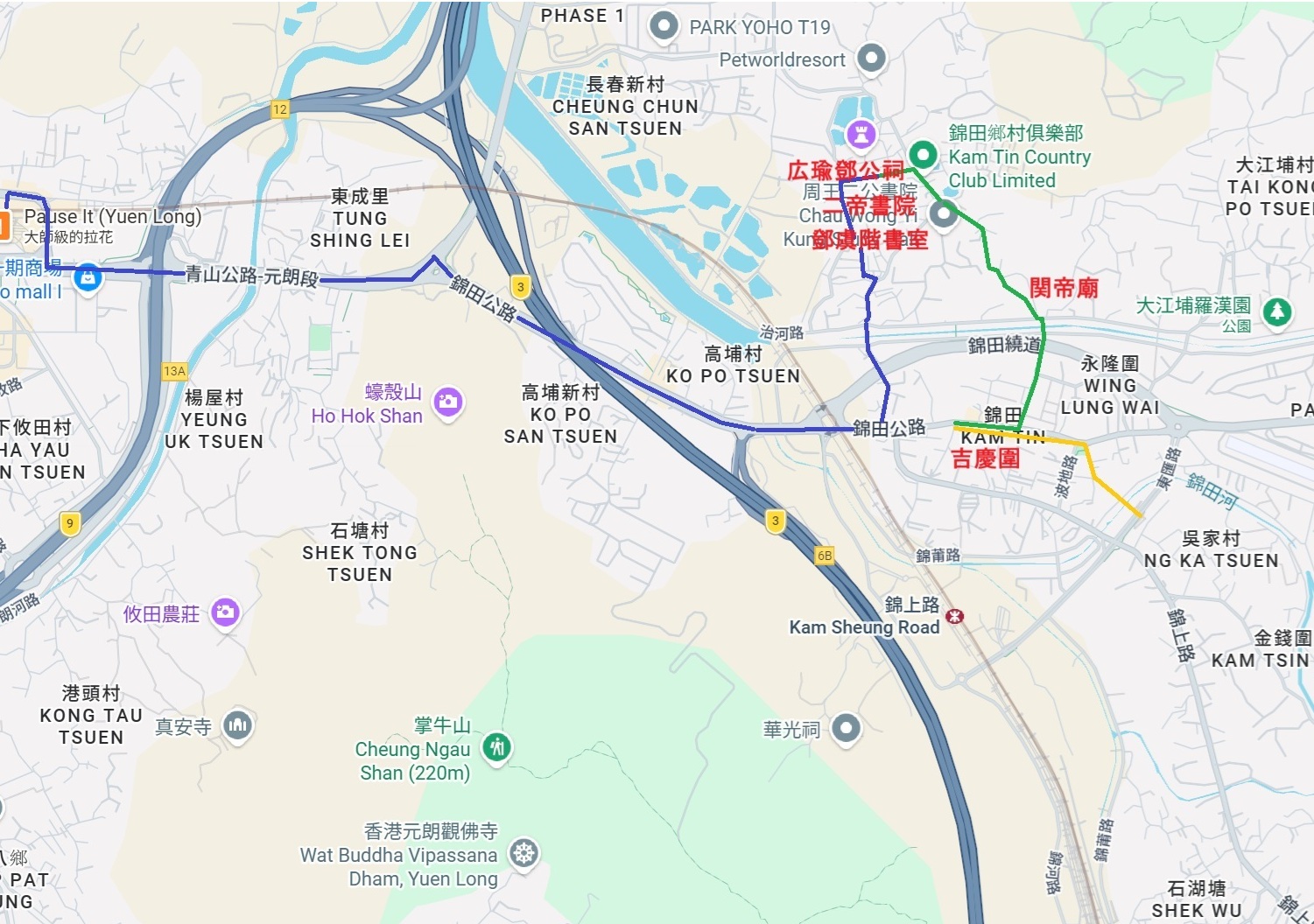 新界区 錦田
