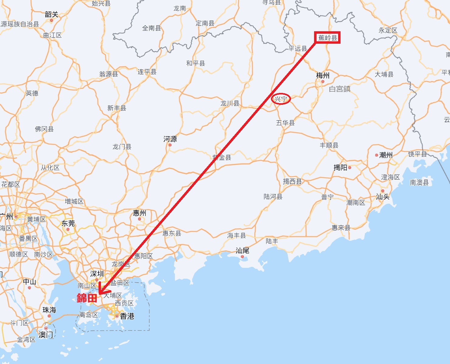 新界区 錦田