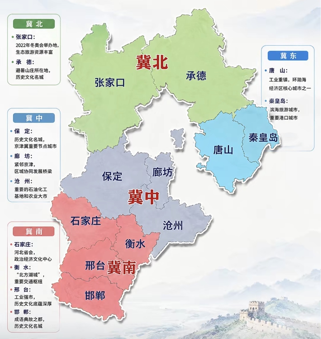 河北省地図