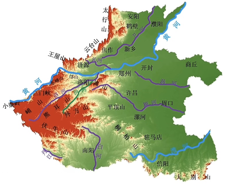 河南省地図