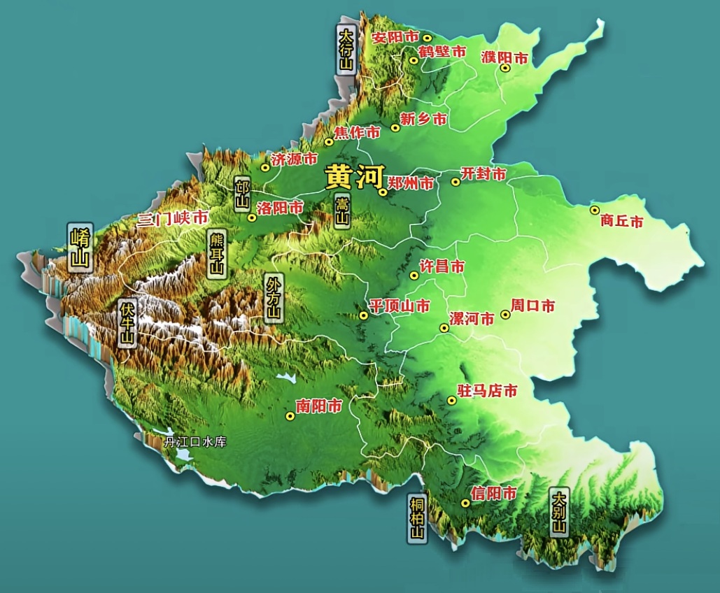 河南省地図