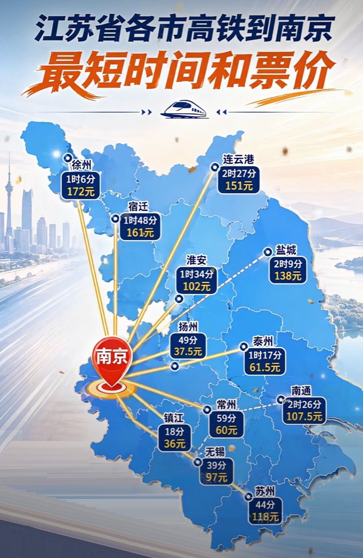 江蘇省地図