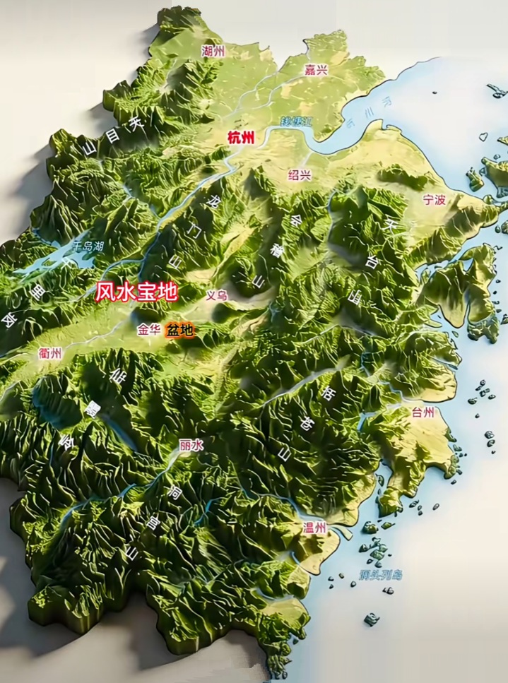 浙江省地図